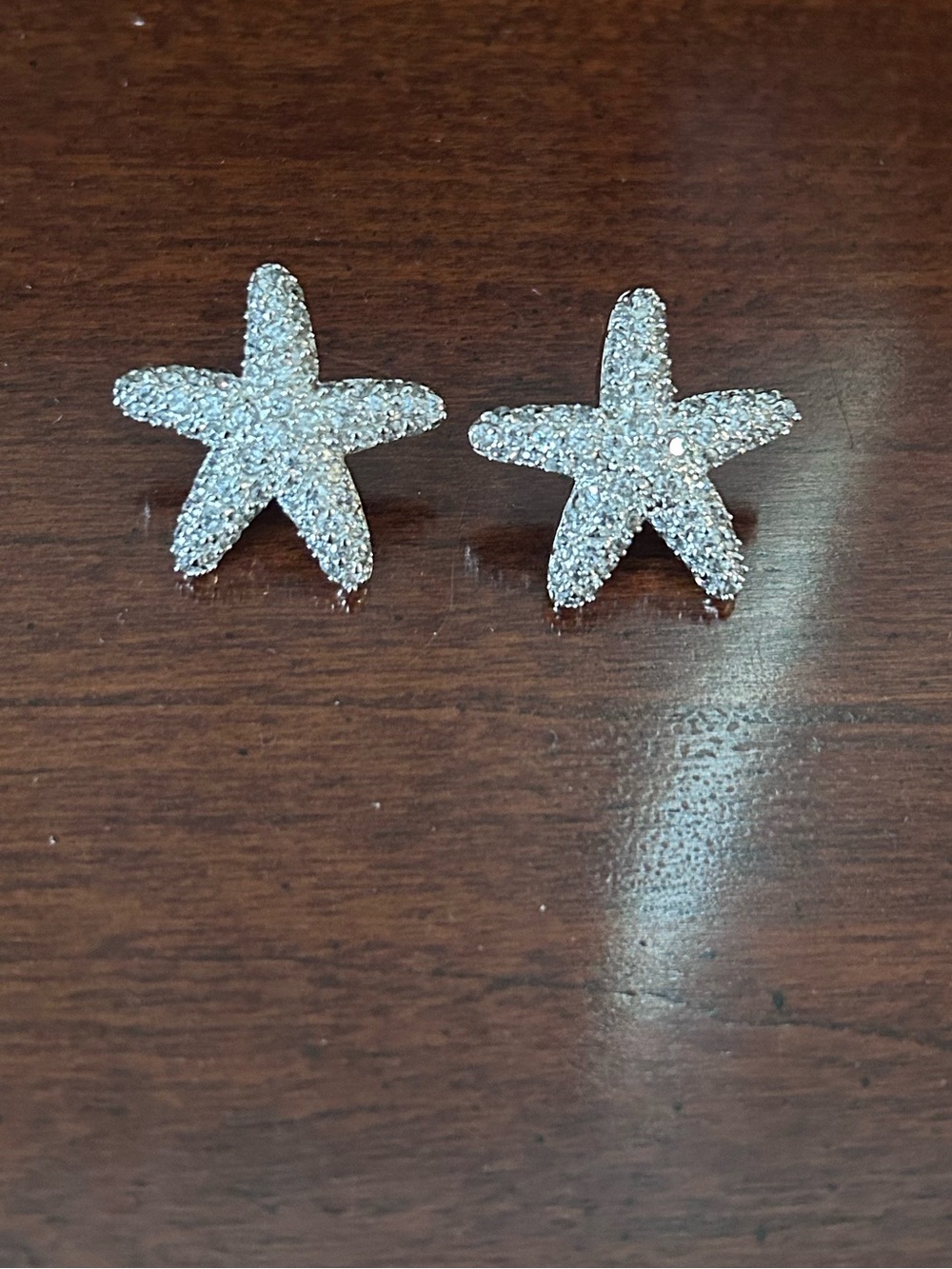 Ross-Simons Silver Starfish Earrings